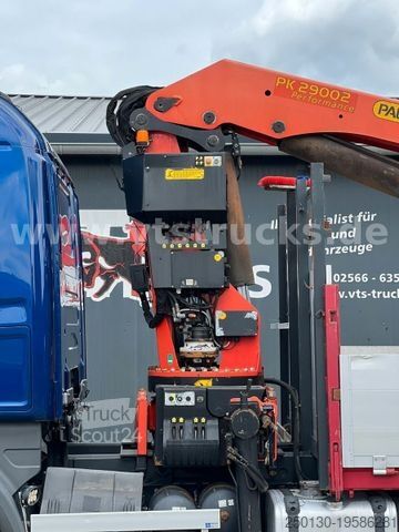 Ciężarówka z płaską platformą SCANIA R620 V8 8x4 Lenk/Lift,Pritsche Palfinger PK29002