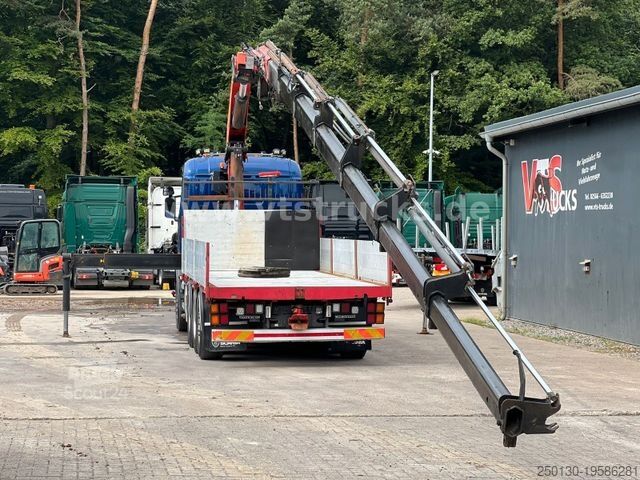 Ciężarówka z płaską platformą SCANIA R620 V8 8x4 Lenk/Lift,Pritsche Palfinger PK29002