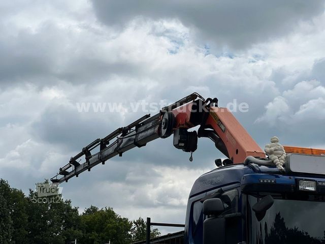 Ciężarówka z płaską platformą SCANIA R620 V8 8x4 Lenk/Lift,Pritsche Palfinger PK29002