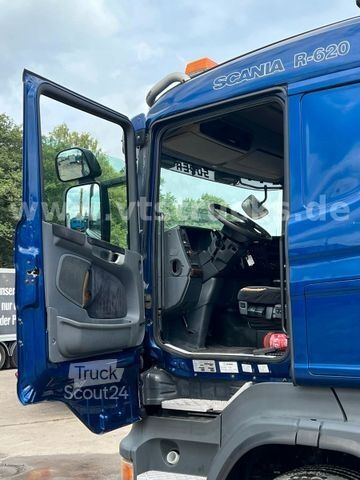 Ciężarówka z płaską platformą SCANIA R620 V8 8x4 Lenk/Lift,Pritsche Palfinger PK29002