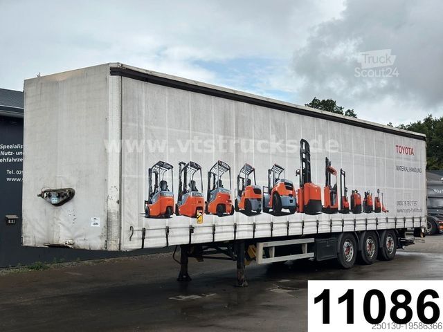 Auflieger mit Pritsche & Plane  Wiese SA-3-36CS Pritsche+Plane mit Ladebordwand