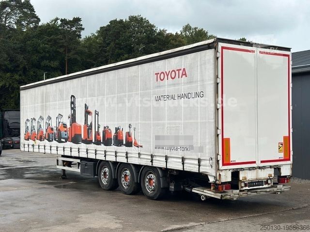 Auflieger mit Pritsche & Plane  Wiese SA-3-36CS Pritsche+Plane mit Ladebordwand