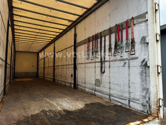 Auflieger mit Pritsche & Plane  Wiese SA-3-36CS Pritsche+Plane mit Ladebordwand