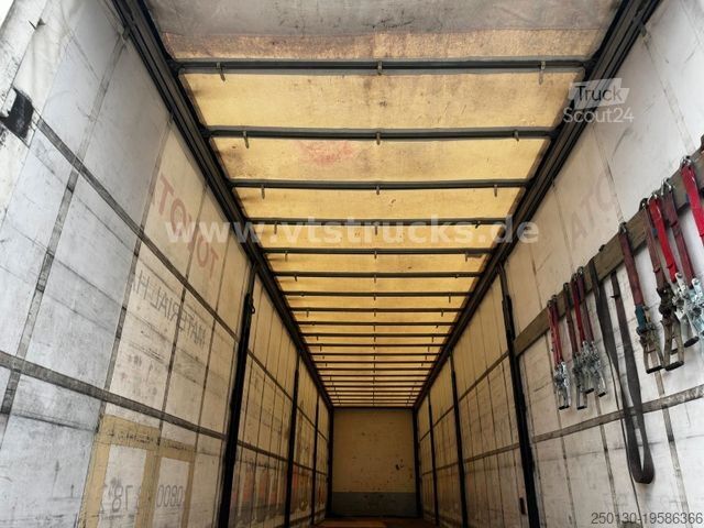 Auflieger mit Pritsche & Plane  Wiese SA-3-36CS Pritsche+Plane mit Ladebordwand