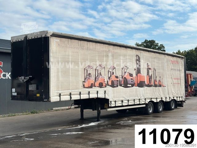 Dieplader oplegger Wiese SA 36 CS-S Tieflader-Auflieger Plane,Rampe