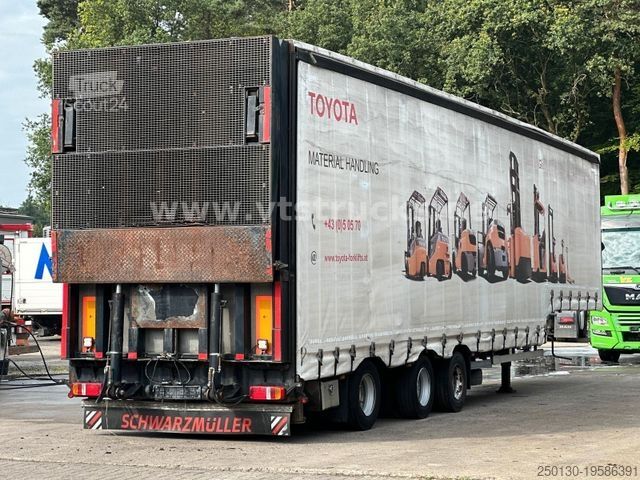 Dieplader oplegger Wiese SA 36 CS-S Tieflader-Auflieger Plane,Rampe