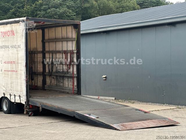 Dieplader oplegger Wiese SA 36 CS-S Tieflader-Auflieger Plane,Rampe