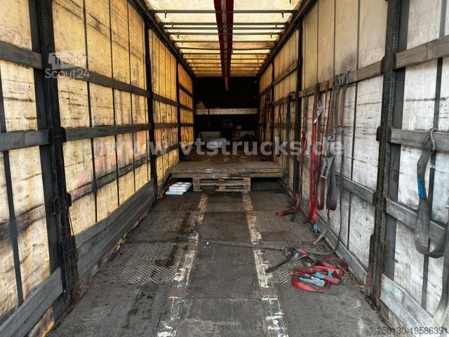 Dieplader oplegger Wiese SA 36 CS-S Tieflader-Auflieger Plane,Rampe