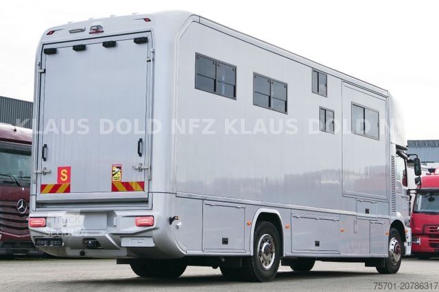 Tovorni avtomobil za prevoz živine MAN TGM 18.290 Pferdetransport Wohnwagen