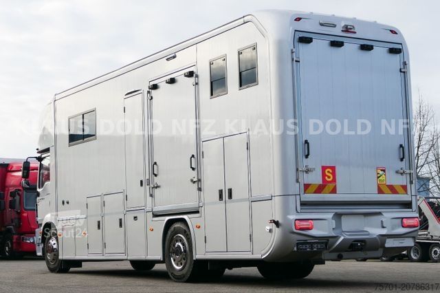 Tovorni avtomobil za prevoz živine MAN TGM 18.290 Pferdetransport Wohnwagen