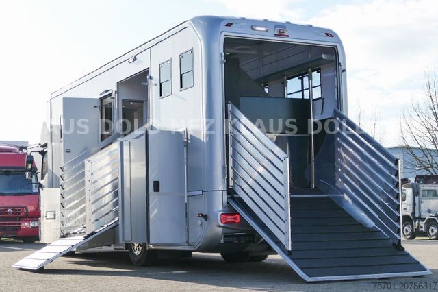 Tovorni avtomobil za prevoz živine MAN TGM 18.290 Pferdetransport Wohnwagen