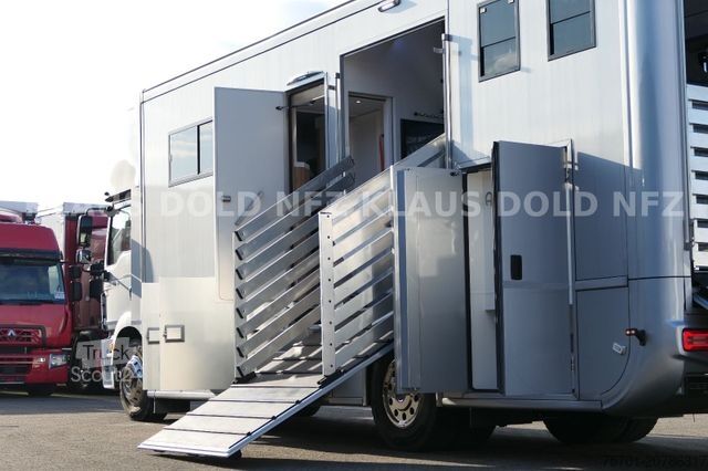 Tovorni avtomobil za prevoz živine MAN TGM 18.290 Pferdetransport Wohnwagen