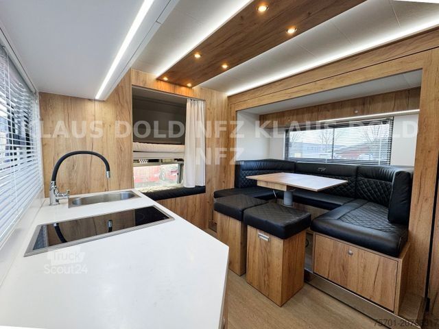 Tovorni avtomobil za prevoz živine MAN TGM 18.290 Pferdetransport Wohnwagen