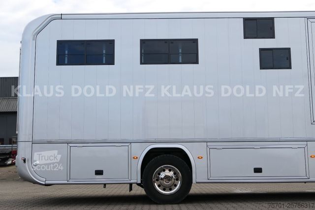 Tovorni avtomobil za prevoz živine MAN TGM 18.290 Pferdetransport Wohnwagen