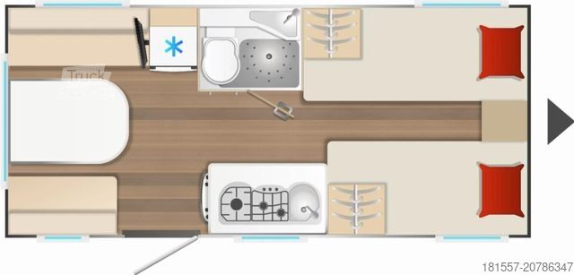 Bivalnik BÜRSTNER B66 490 TL 1.700kg