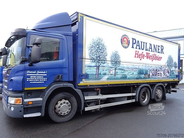 Tovornjak za prevoz pijač SCANIA P 320*7,3m Schwenkwand*Lift/Lenk*LBW*2x AHK*Diff