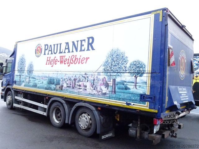 Tovornjak za prevoz pijač SCANIA P 320*7,3m Schwenkwand*Lift/Lenk*LBW*2x AHK*Diff