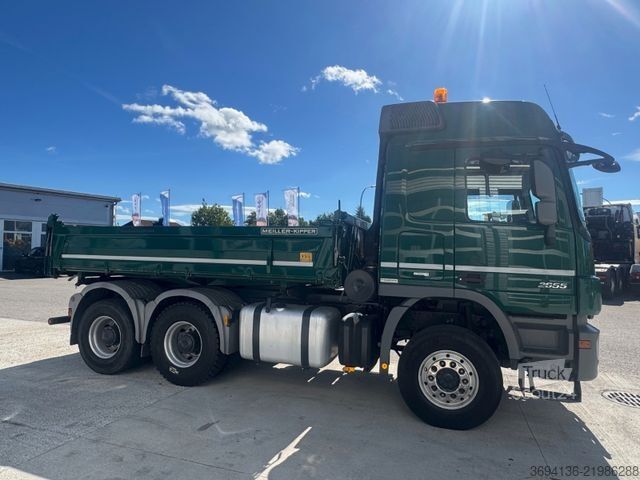 Тристранен самосвал MERCEDES-BENZ MP3 2655 LK 6x4 Meiller 3.S.Kipper