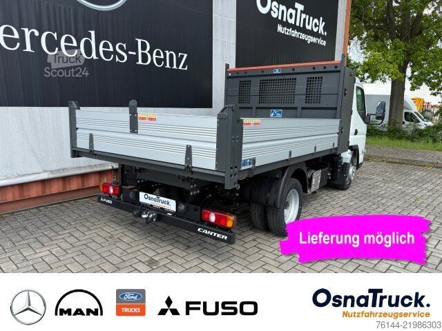 Φορτηγό ανατρεπόμενο βαν FUSO 3C15 Hinterkipper+Box Klima,AHK 3,5t,Diff.-Sp,