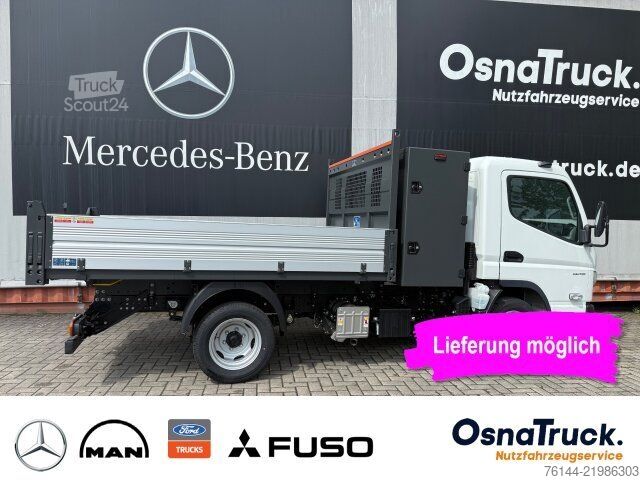 Φορτηγό ανατρεπόμενο βαν FUSO 3C15 Hinterkipper+Box Klima,AHK 3,5t,Diff.-Sp,