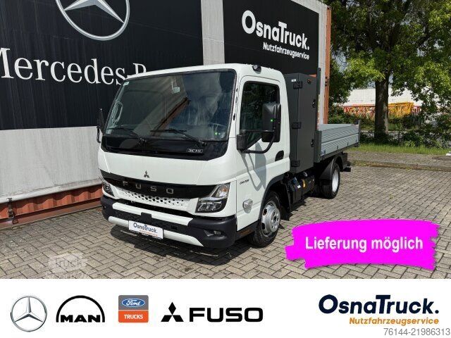 Φορτηγό ανατρεπόμενο βαν FUSO 3C15 Hinterkipper+Box Klima,AHK 3,5t,Diff.-Sp.