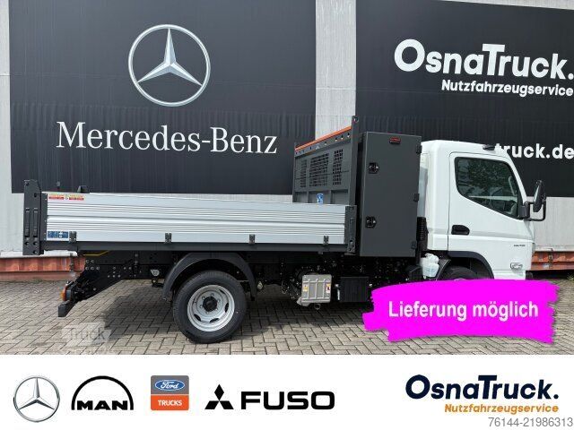 Φορτηγό ανατρεπόμενο βαν FUSO 3C15 Hinterkipper+Box Klima,AHK 3,5t,Diff.-Sp.