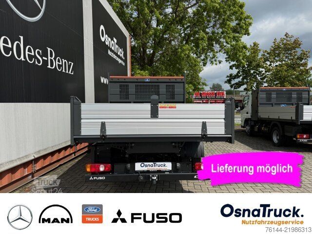Φορτηγό ανατρεπόμενο βαν FUSO 3C15 Hinterkipper+Box Klima,AHK 3,5t,Diff.-Sp.