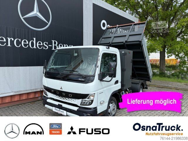 Damperli panelvan MITSUBISHI 3C15 Hinterkipper+Box Klima,AHK 3,5t,Diff.-Sp.