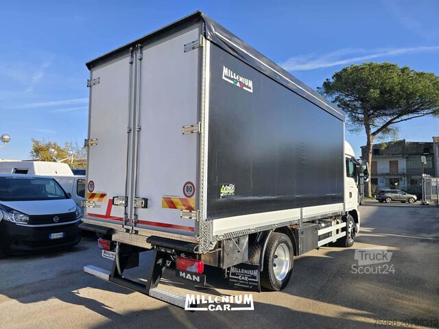 Tentinė platforma sunkvežimis MAN TGM 18-340 CENTINATO 5,60 EURO 6