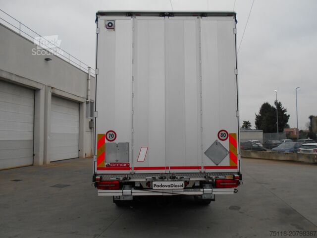 Tentinė platforma sunkvežimis DAF XF510 6x2 CENTINA + SPONDA