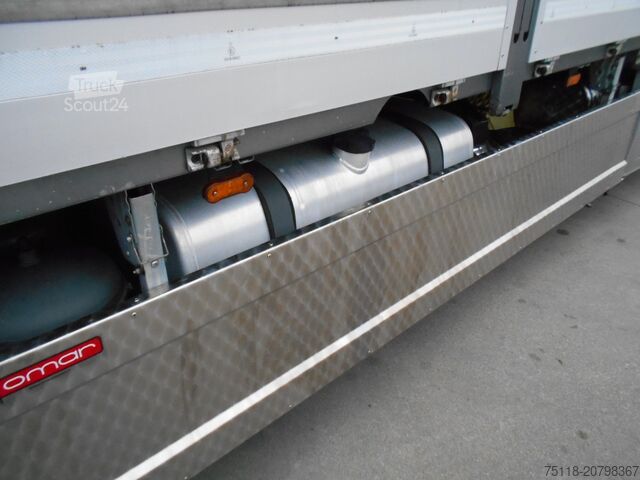 Tentinė platforma sunkvežimis DAF XF510 6x2 CENTINA + SPONDA