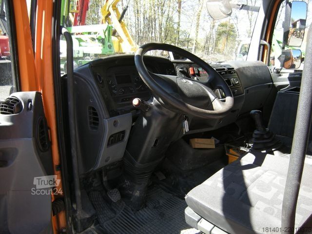 Billenőplatós furgon MERCEDES-BENZ MB 918 mit Terex TLC 65.2