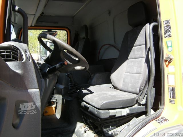Billenőplatós furgon MERCEDES-BENZ MB 918 mit Terex TLC 65.2