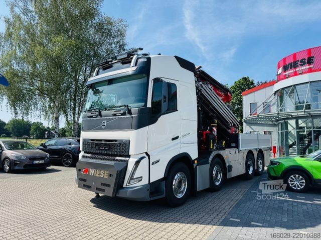 Grue montée sur camion VOLVO FH 540 mit Fassi F2150RAL Fly Jib + Winde