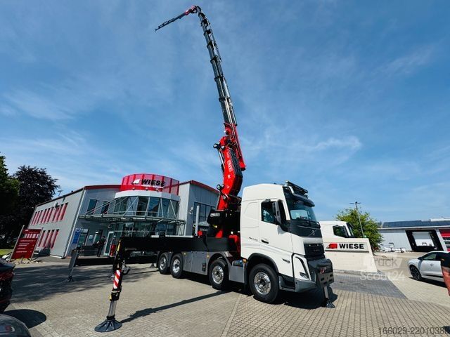 Grue montée sur camion VOLVO FH 540 mit Fassi F2150RAL Fly Jib + Winde