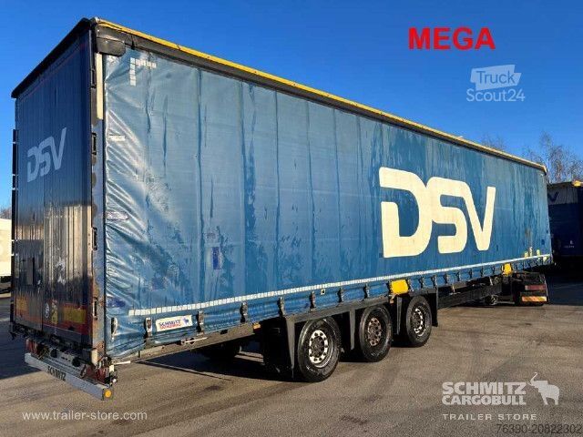 Otevřený návěs s plachtou Schmitz Cargobull Semitrailer Curtainsider Mega
