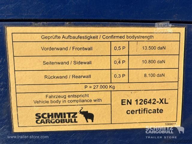 Otevřený návěs s plachtou Schmitz Cargobull Semitrailer Curtainsider Mega