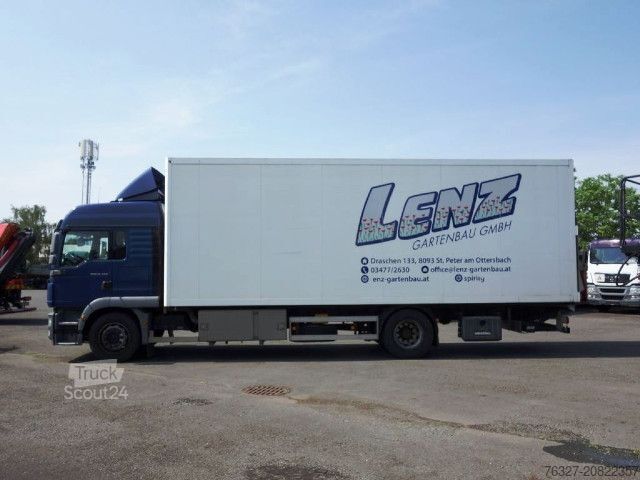 Autocarro con cassone MAN TGM 18.340 4X2 LL Koffer mit Heizung