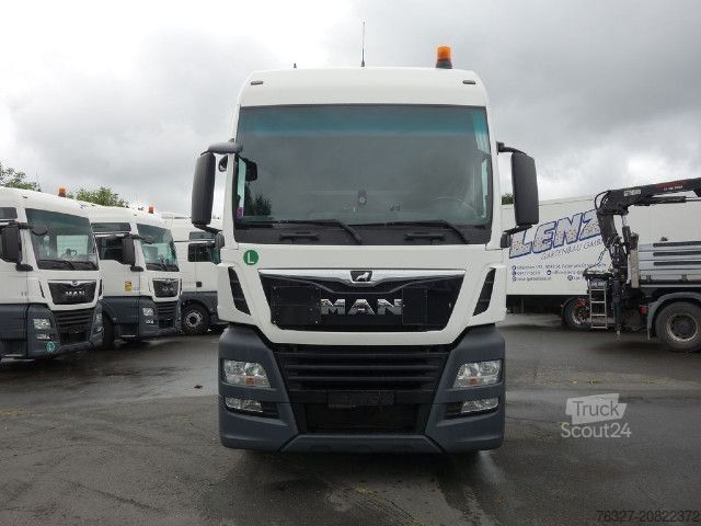 Tractora standard MAN TGX 18.460 4X2 BLS Weiß Schubboden Hydraulik