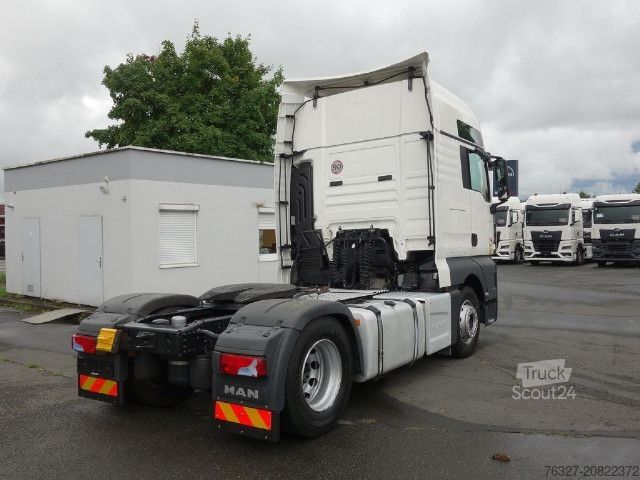 Tractora standard MAN TGX 18.460 4X2 BLS Weiß Schubboden Hydraulik