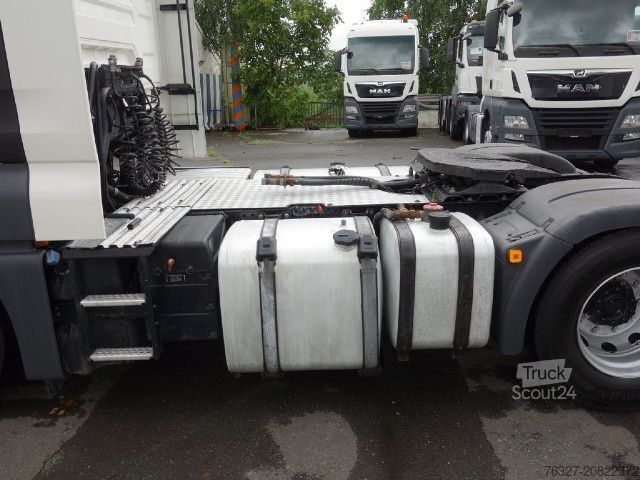 Tractora standard MAN TGX 18.460 4X2 BLS Weiß Schubboden Hydraulik