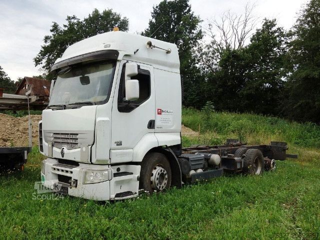 Telaio camion Renault Premium 450.26 6X2S Fahrgestell, Getriebeschaden,