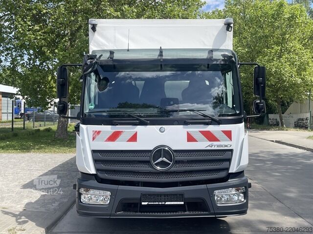 Gardinsided kassevogn mercedes-benz ATEGO 824 1.HAND*KLIMA*WEBASTO*NAVI*TOP*
