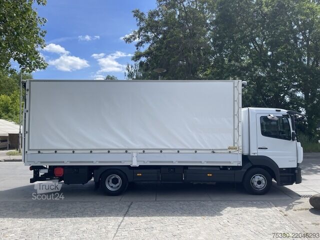Gardinsided kassevogn mercedes-benz ATEGO 824 1.HAND*KLIMA*WEBASTO*NAVI*TOP*