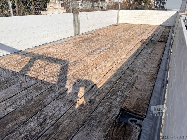 Remorque ouverte Humbaur HBTZ 137224  14,4 t Tandem- Pritschenanhänger- Tieflader