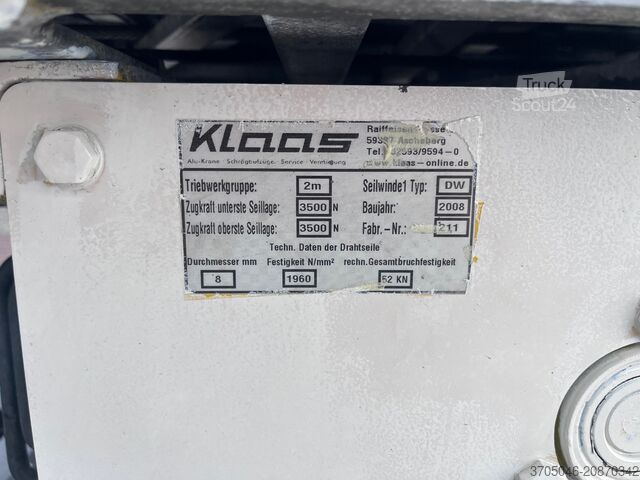 Lifting platform Nissan CABSTAR KLAAS 33m Verhuislift, Möbelaufzug, Gru...