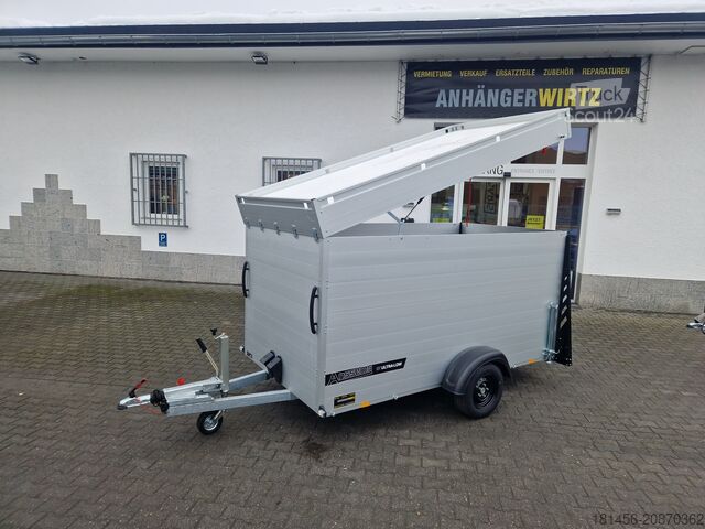 Kasti piekabe Anssems Deckel Alu Koffer GTB 1500 ultra low