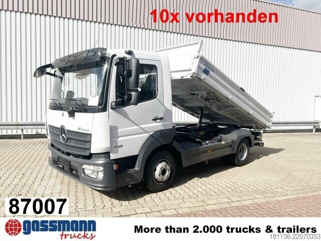 Transporter mit Kipper Mercedes-Benz Atego 818/23 K 4x2, 2x AHK, Meiller-Kipper,