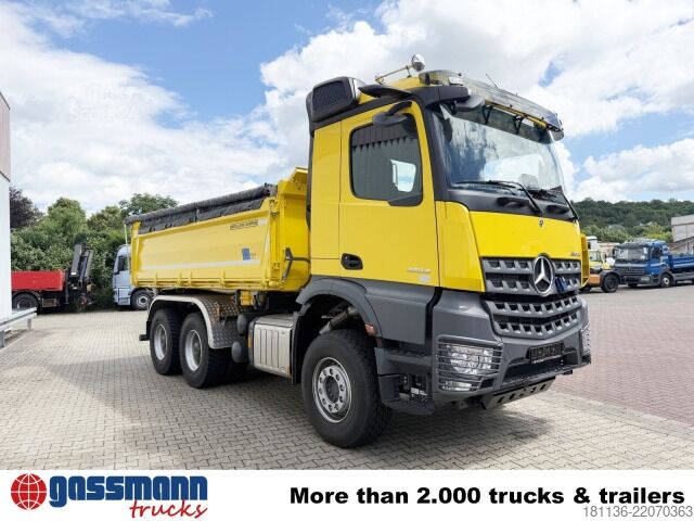 Kipper LKW Mercedes-Benz Arocs 2653 K 6x4, Retarder, Navi, MirrorCam,