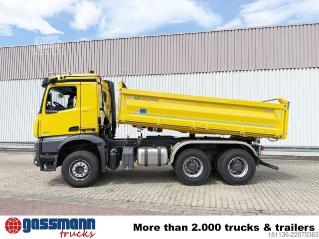 Kipper LKW Mercedes-Benz Arocs 2653 K 6x4, Retarder, Navi, MirrorCam,